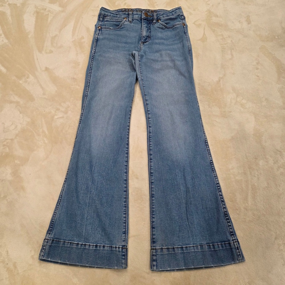 Wrangler Retro Bailey Trouser Boot Jeans Womens Size 28 x 30 High Rise Blue